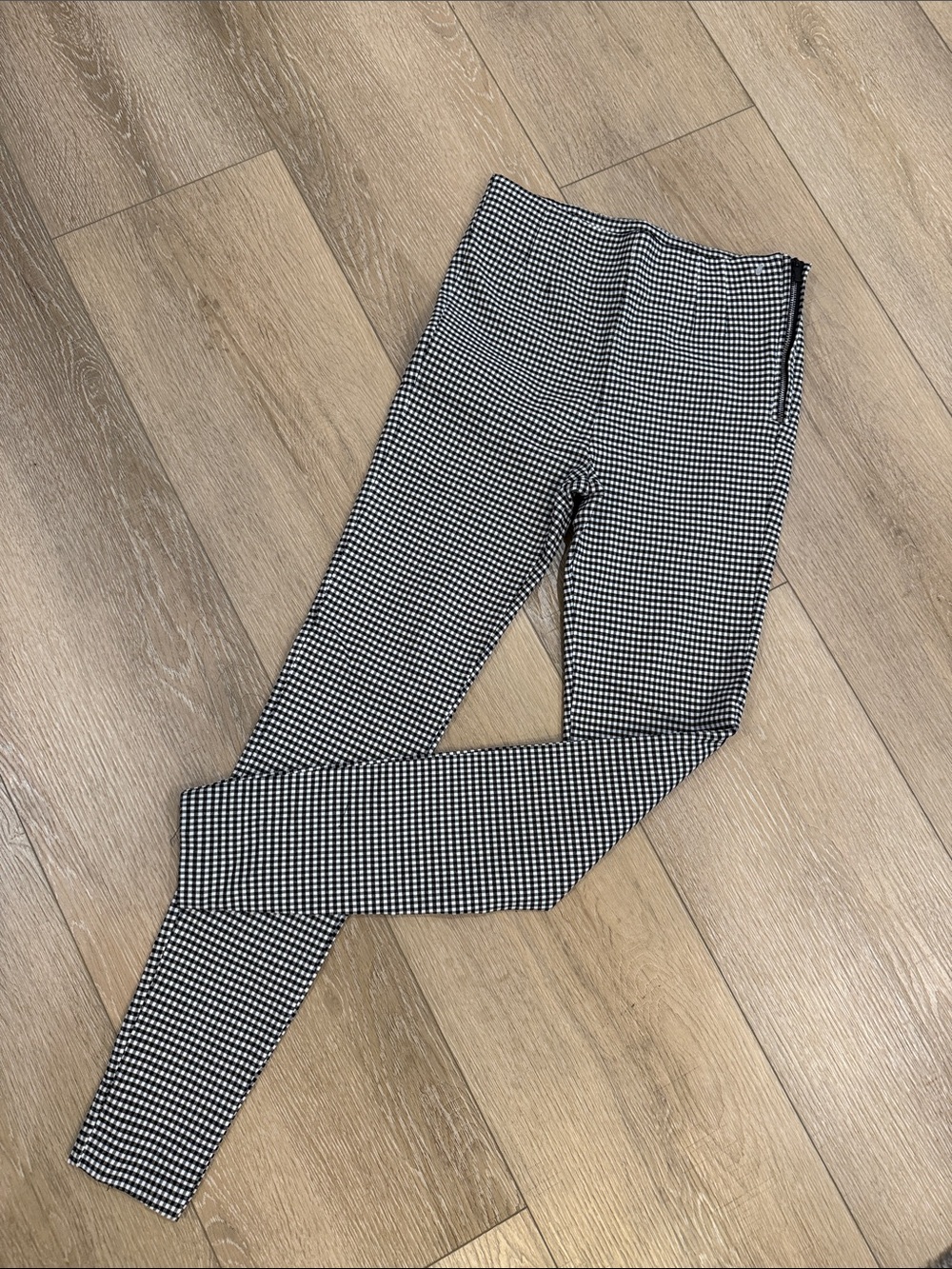 Zara checkered skinny pants size small S